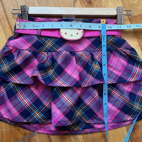Hello Kitty Kids Skort Hello Kitty Buckle Belt Size Small - Picture 9 of 10